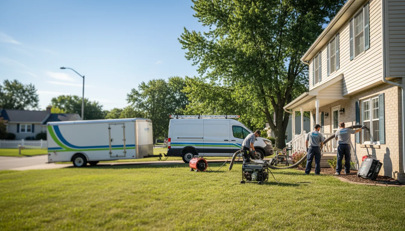 Flooded Basement Restoration And Cleanup With Repair in Hubbard, OH near me